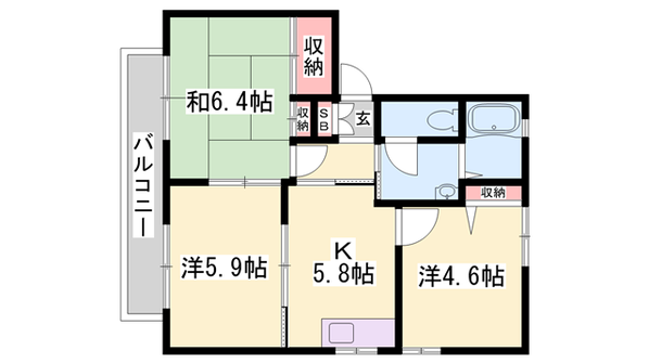 ディアス21の物件間取画像
